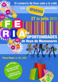 Feria de oportunidades con el comercio y el turismo