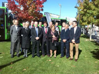 Se presentan los nuevos autobuses para la flota de la empresa Julián de Castro