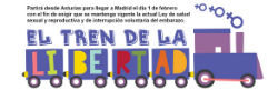 Desde Torrelodones, con el Tren de la Libertad de las mujeres, hasta el Congreso de los Diputados