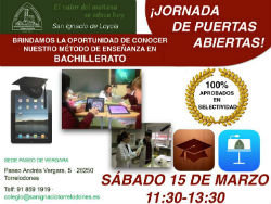 Jornada de puertas abiertas en el colegio San Ignacio.