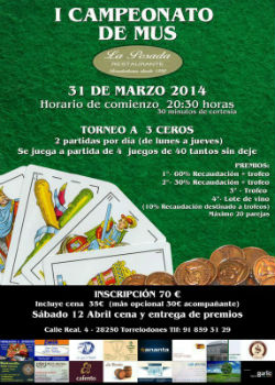 Campeonato de mus en 'La Posada'