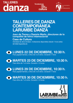 Talleres de danza en Navidad