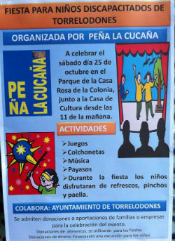 Fiesta solidaria de la peña La Cucaña