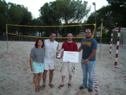Ganadores de los campeonatos de Voley y Fútbol playa de las fiestas de Torrelodones