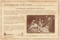 Exposición XIII Belén Popular de Hoyo de Manzanares