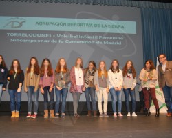 Celebrada en Torrelodones la VI gala del deporte de la Agrupación Deportiva de la Sierra.