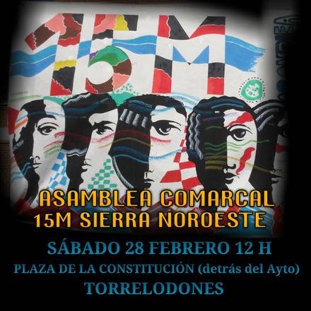 La asamblea comarcal del 15M vuelve a reunirse en Torrelodones