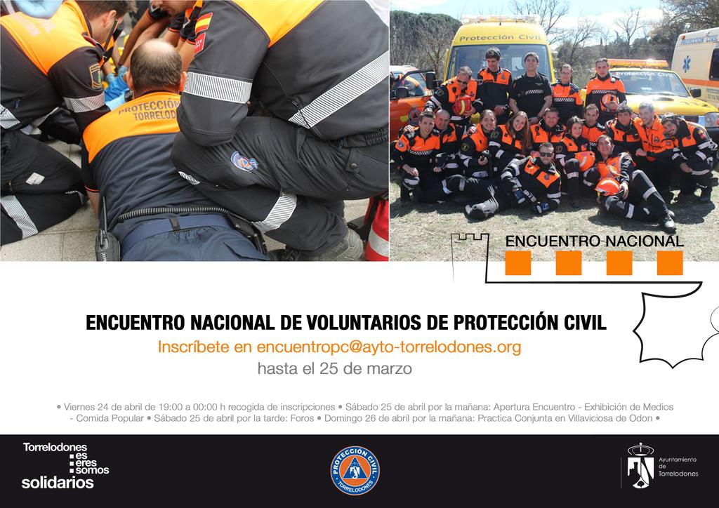 Voluntarios de Protección Civil de toda España se darán cita en abril en Torrelodones