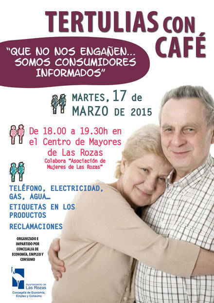 Tertulias con café, para celebrar en Las Rozas el Día Mundial de los Derechos del Consumidor 