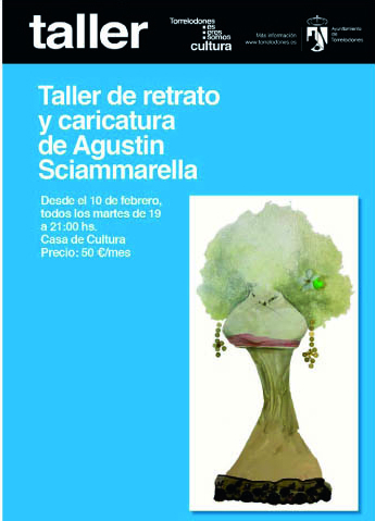 Agustín Sciammarella imparte un taller de retrato y caricatura en Torrelodones