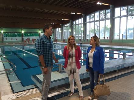 La piscina cubierta de Collado Villalba, a punto para la apertura de temporada el lunes