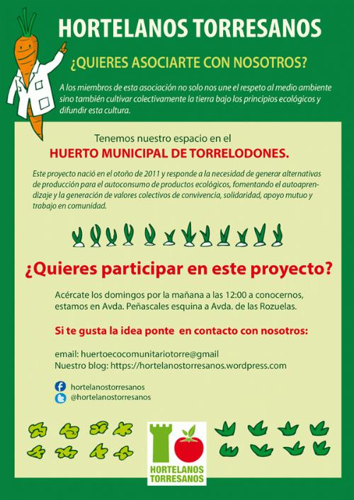 La primavera trae actividades con los Hortelanos Torresanos