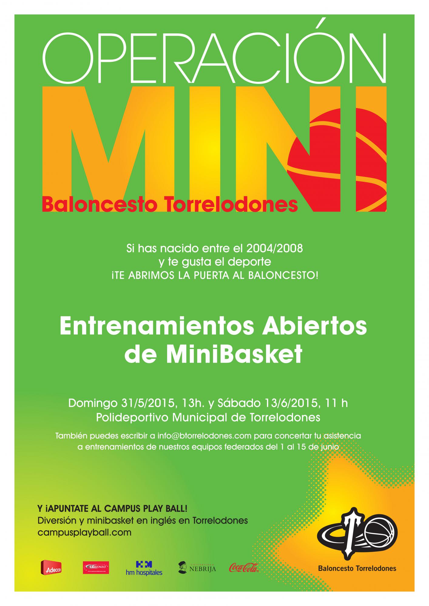 Jornadas de puertas abiertas en Minibasket Torrelodones