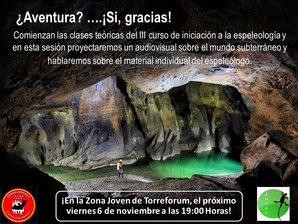 Acércate a la Espeleología