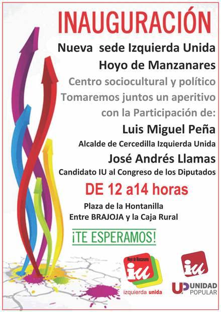 Nueva sede y centro sociocultural de IU en Hoyo de Manzanares