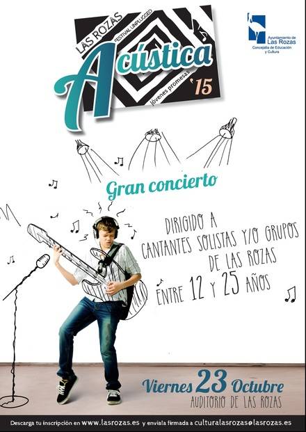 El concurso Las Rozas Acústica’15 busca jóvenes talentos de la música