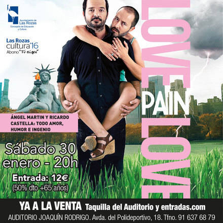 Ángel Martín presenta en Las Rozas la comedia “Love Pain Love”