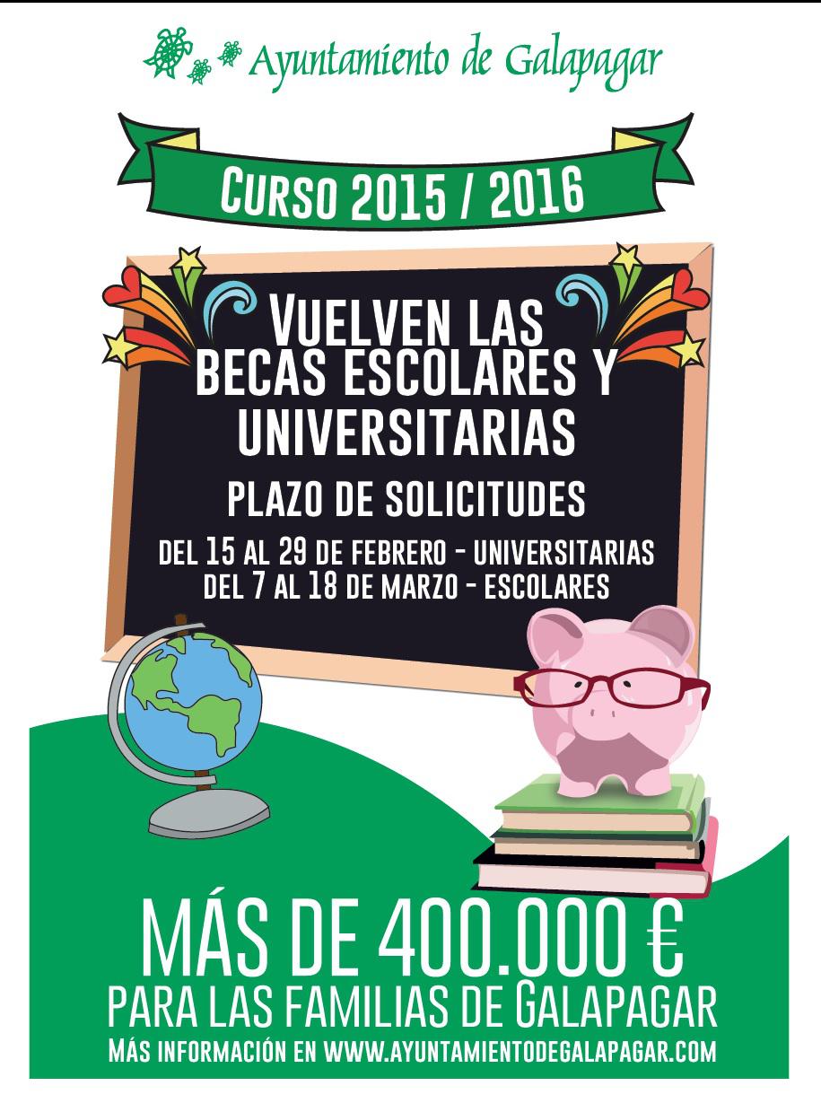 Becas de hasta 150€ para estudiantes universitarios o de grado superior de Galapagar