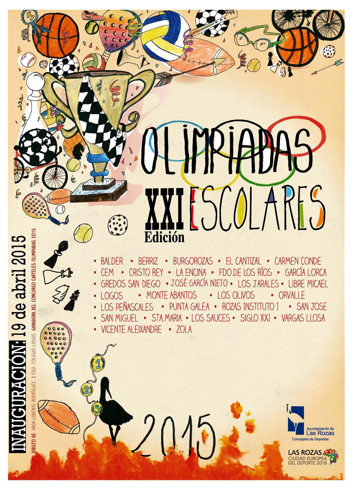 Nueva edición de las Olimpiadas Escolares en Las Rozas