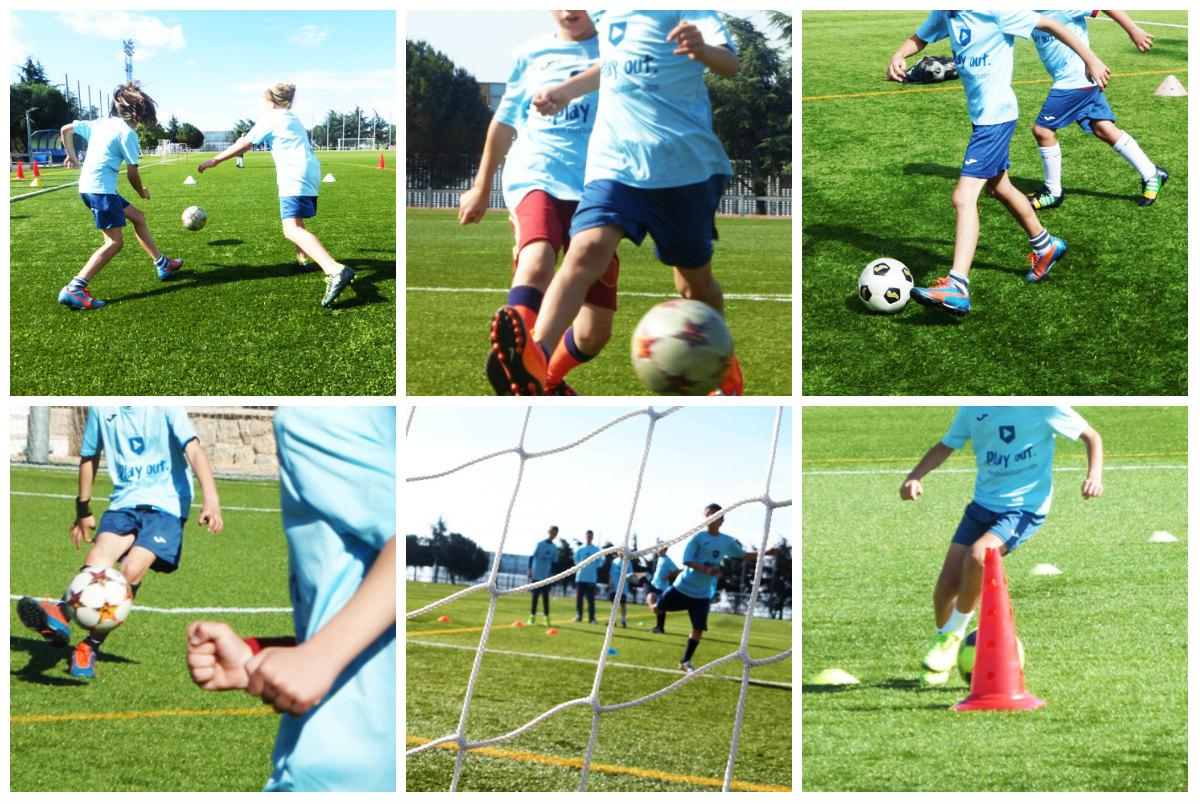 Escuela de tecnificación de fútbol en Torrelodones.