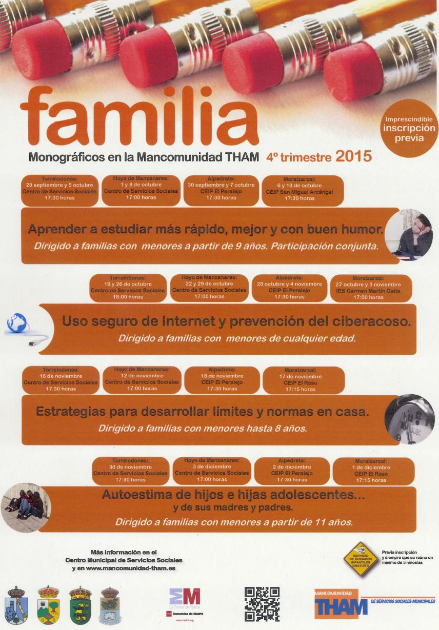 Talleres Monográficos de la Escuela de Familia de la THAM