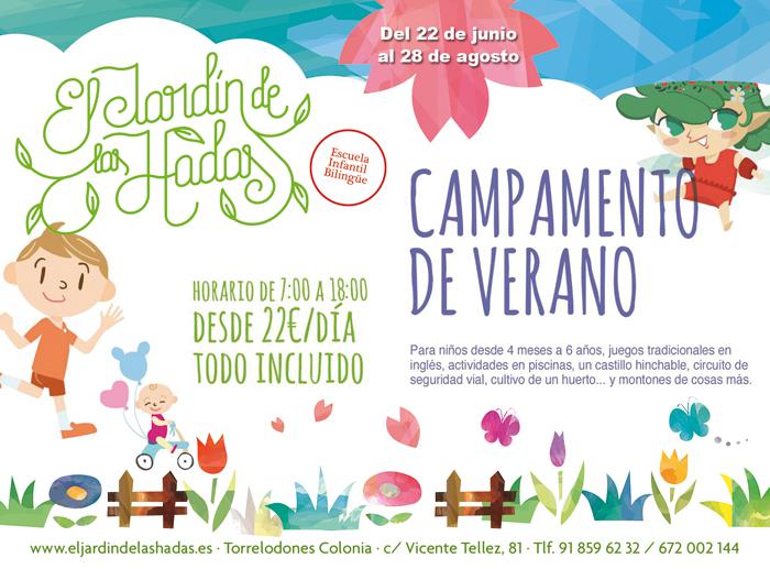 Campamento de Verano en El Jardín de las Hadas