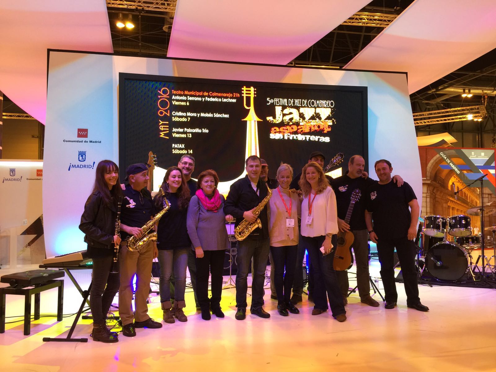 Colmenarejo presenta en Fitur el cartel del V Festival de Jazz.