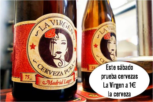 En Abarrotes Las Matas, cervezas La Virgen a 1€