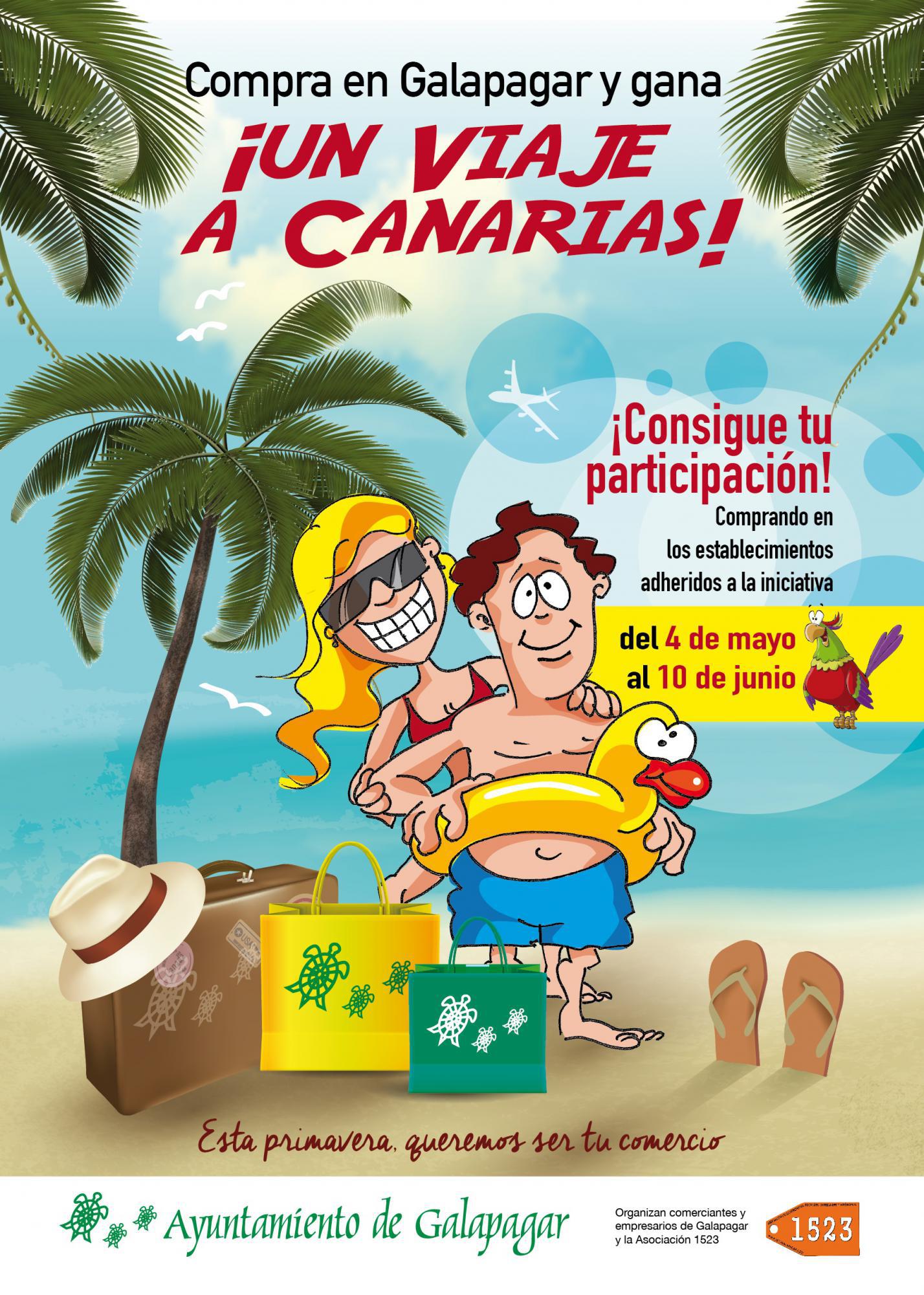 Un viaje a las Islas Canarias, el premio por comprar en Galapagar