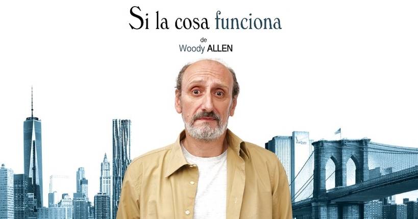 La comedia de Woody Allen “Si la cosa funciona” con el actor Jose Luis Gil este fin de semana en Las Rozas