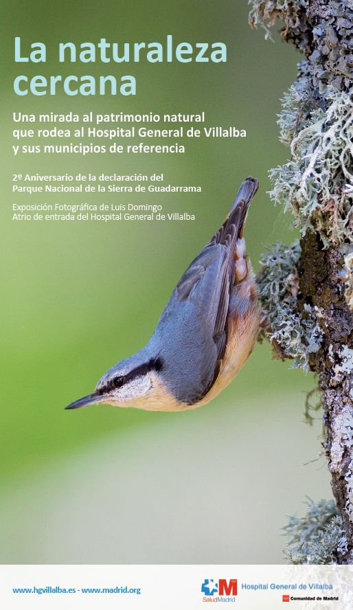 El Hospital General de Villalba acoge una exposición fotográfica centrada en la naturaleza de la Sierra de Guadarrama