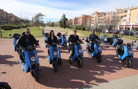 El ‘moto-sharing’ llega al Parque Empresarial de Las Rozas