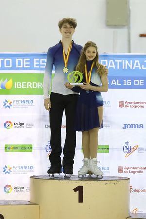 La patinadora de Torrelodones Sofía Val, en el Mundial junior de Patinaje