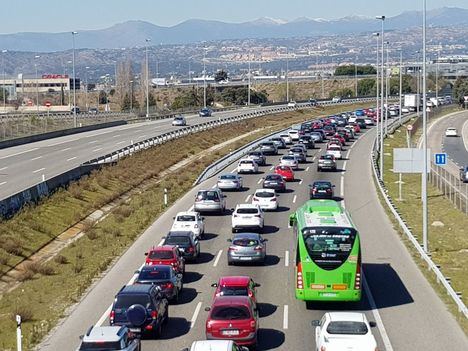 Las Rozas, el atasco de cada día