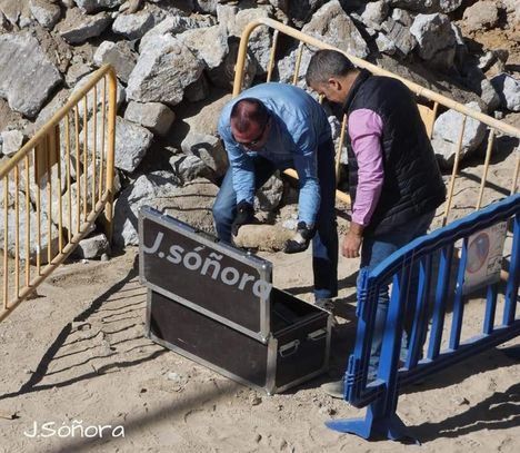 Encuentran un obús de la Guerra Civil en unas obras del centro de Pozuelo