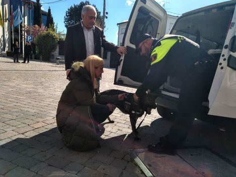 La Policía local incorpora una unidad canina con dos pastores alemanes