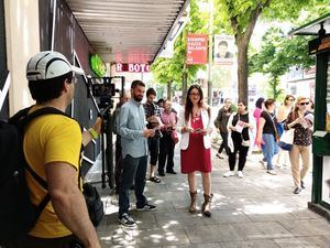 Sol Sánchez apoya a sus candidatos en Collado Villalba