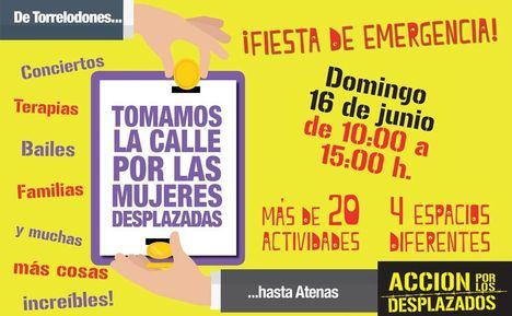 Fiesta de Emergencia en Torrelodones por las mujeres desplazadas