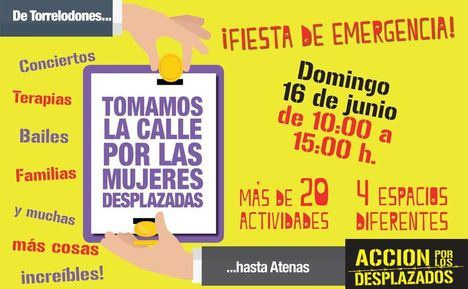 Fiesta de Emergencia en Torrelodones por las mujeres desplazadas
