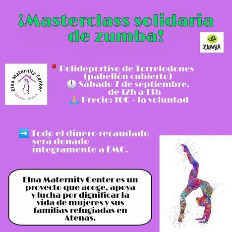 Clase de muestra de Zumba por una causa solidaria