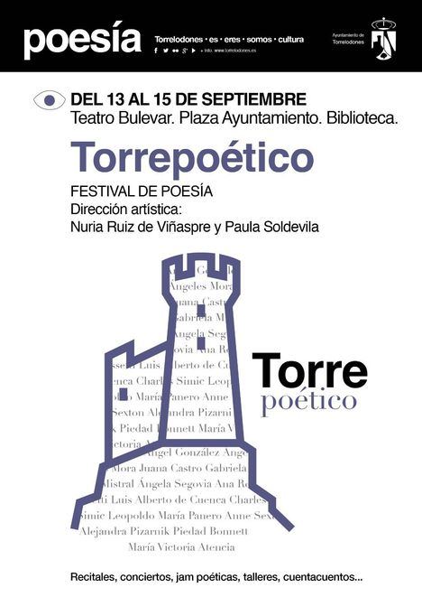 Septiembre, el mes de la poesía con Torrepoético