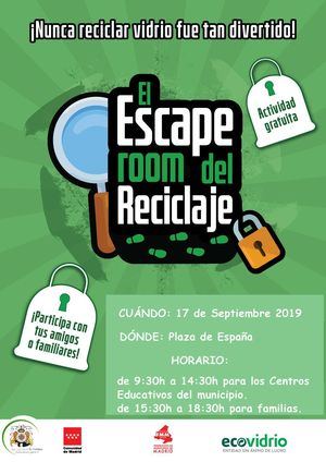 Este martes llega el Escape Room del Reciclaje