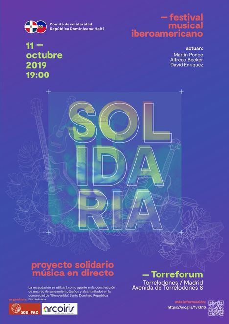 Festival solidario para la reconstrucción de República Dominicana y Haití