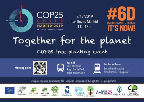 Las Rozas acoge a la COP25 para plantar 1.000 árboles