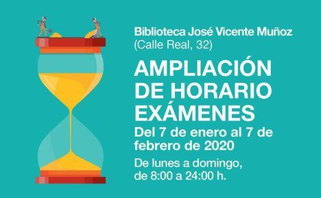 La Biblioteca Municipal amplía su horario para preparar exámenes