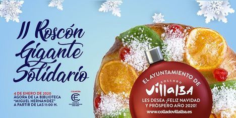 El 4 de enero, II edición del Roscón Gigante Solidario