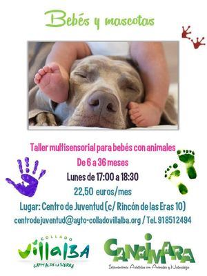 Juventud reúne a bebés y mascotas en un nuevo taller