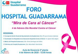 Jornada informativa en el Hospital Guadarrama por el Día Mundial Contra el Cáncer