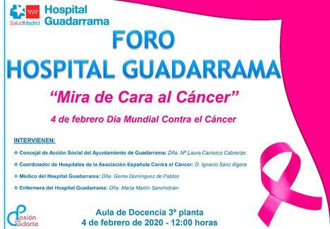 Jornada informativa en el Hospital Guadarrama por el Día Mundial Contra el Cáncer