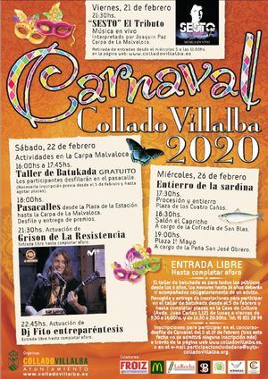 Abierto el plazo de inscripción para el desfile de Carnaval